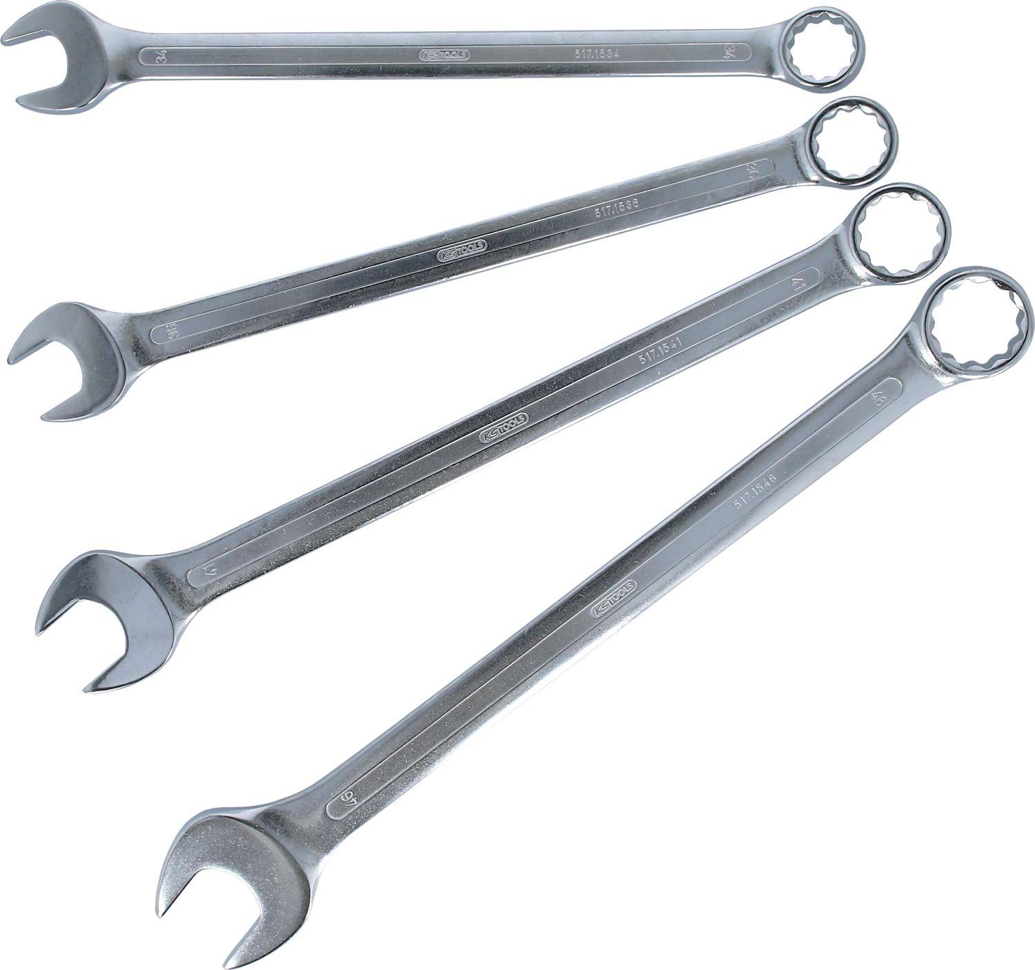 KS TOOLS Ringmaulschlssel-Satz, extra lang, 4-tlg 34-46mm