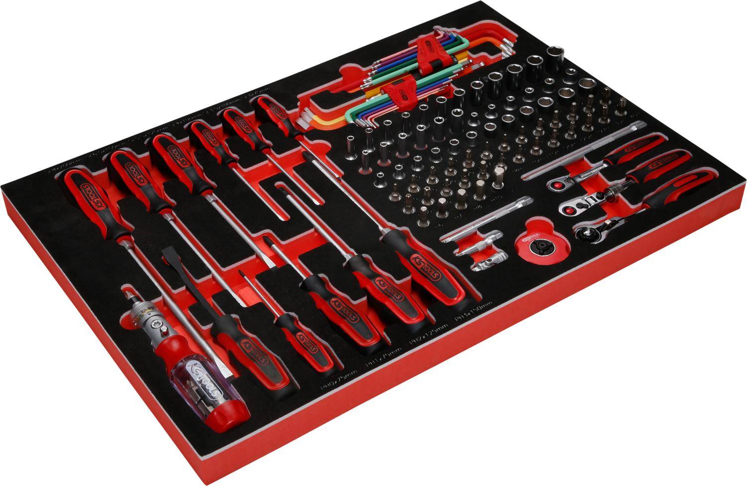 KS TOOLS 1/4" Steckschlüssel- / und Schraubendreher-Satz in