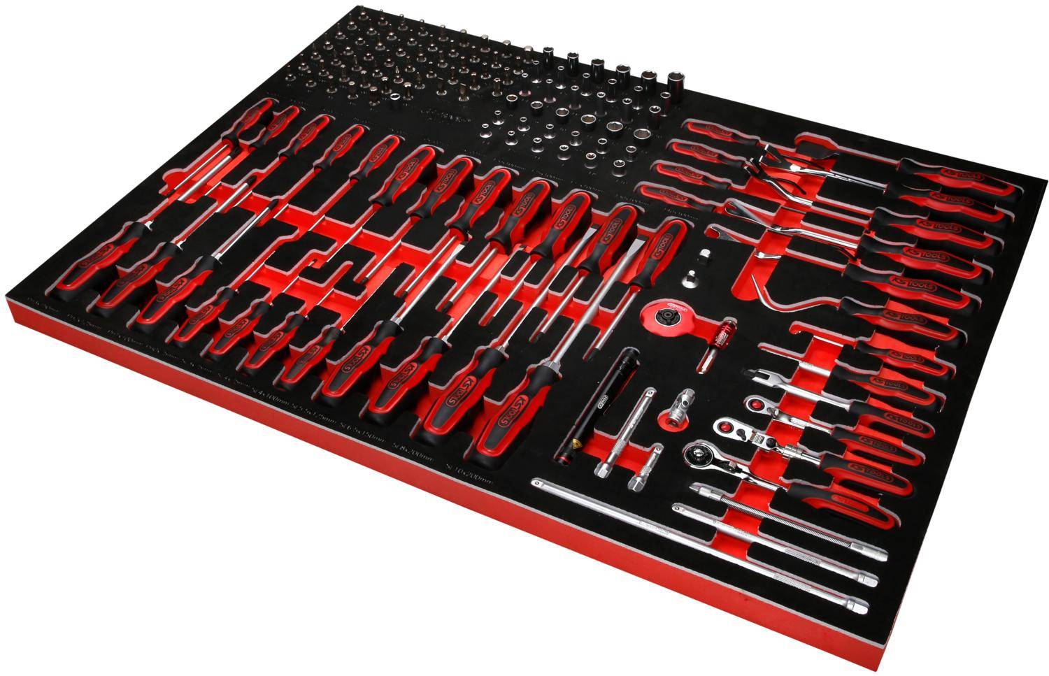 KS TOOLS 1/4" Steckschlüssel- / und Schraubendreher-Satz in