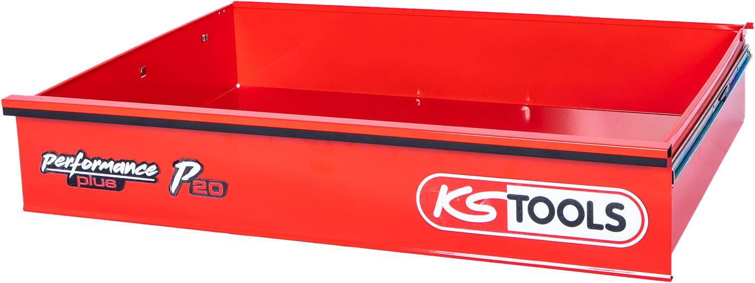 KS TOOLS Schublade mit Logo und Kugelfhrung zu Werkstattwagen P20,