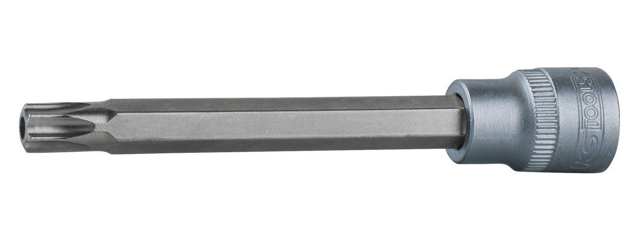 KS TOOLS 3/8" Bit-Stecknuss Torx mit Stirnlochbohrung, lang, TB15