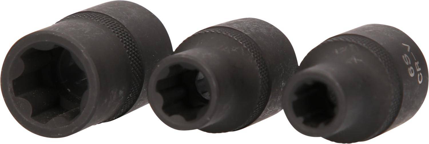 KS TOOLS 1/2" RIBE®-Kraft-Stecknuss-Satz, kurz, 3-tlg