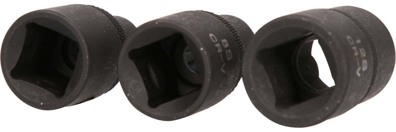 KS TOOLS 1/2" RIBE®-Kraft-Stecknuss-Satz, kurz, 3-tlg