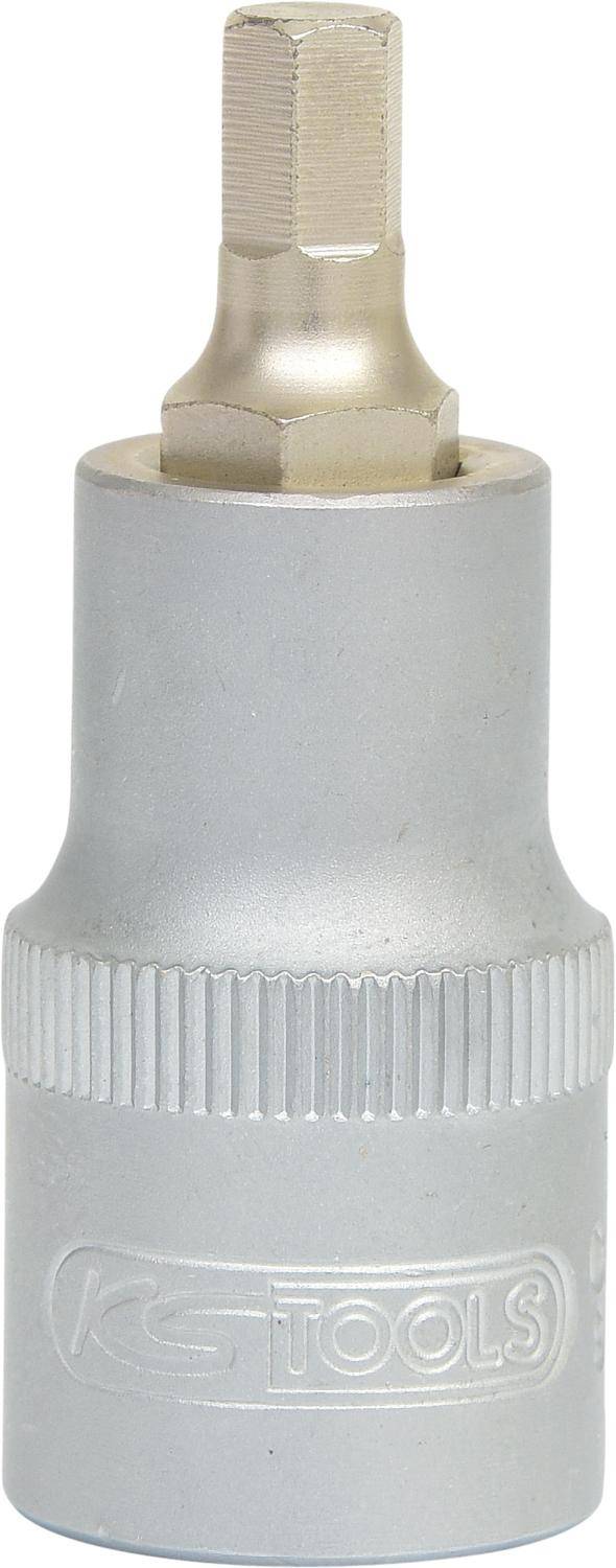 KS TOOLS 1/2" Bit-Stecknuss Innensechskant, kurz, 17mm
