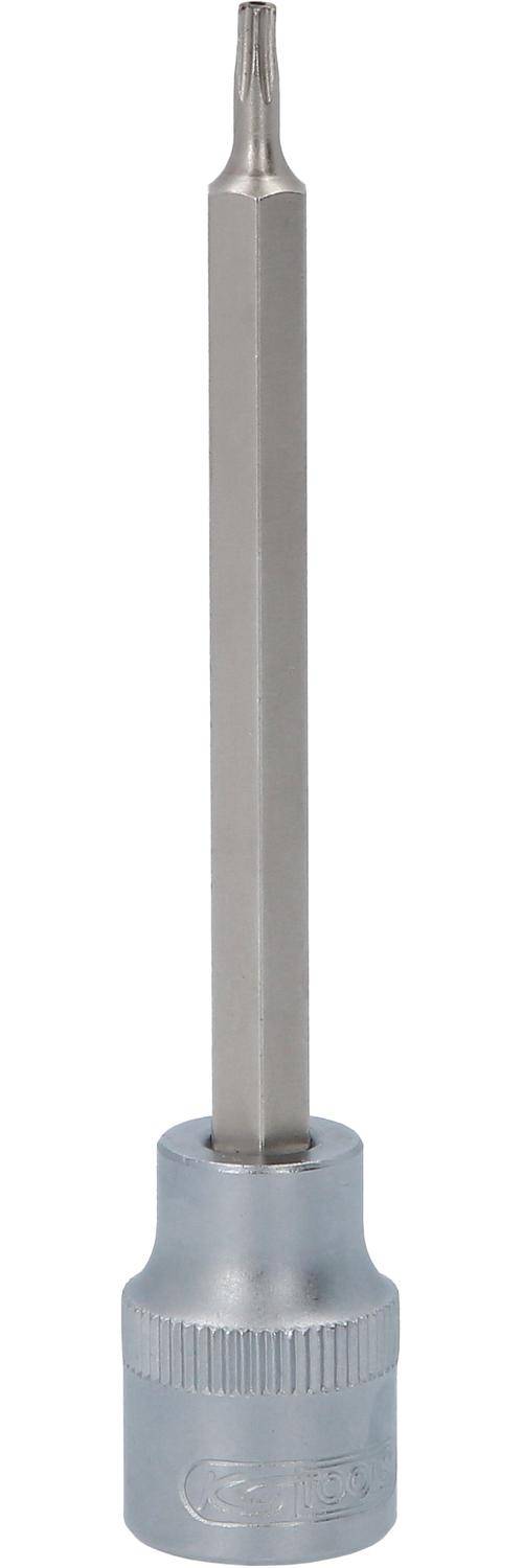 KS TOOLS 3/8" Bit-Stecknuss Torx mit Stirnlochbohrung, lang, TB10