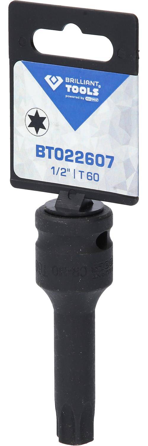 Brilliant Tools 1/2" Kraft Bit-Stecknuss Torx T60