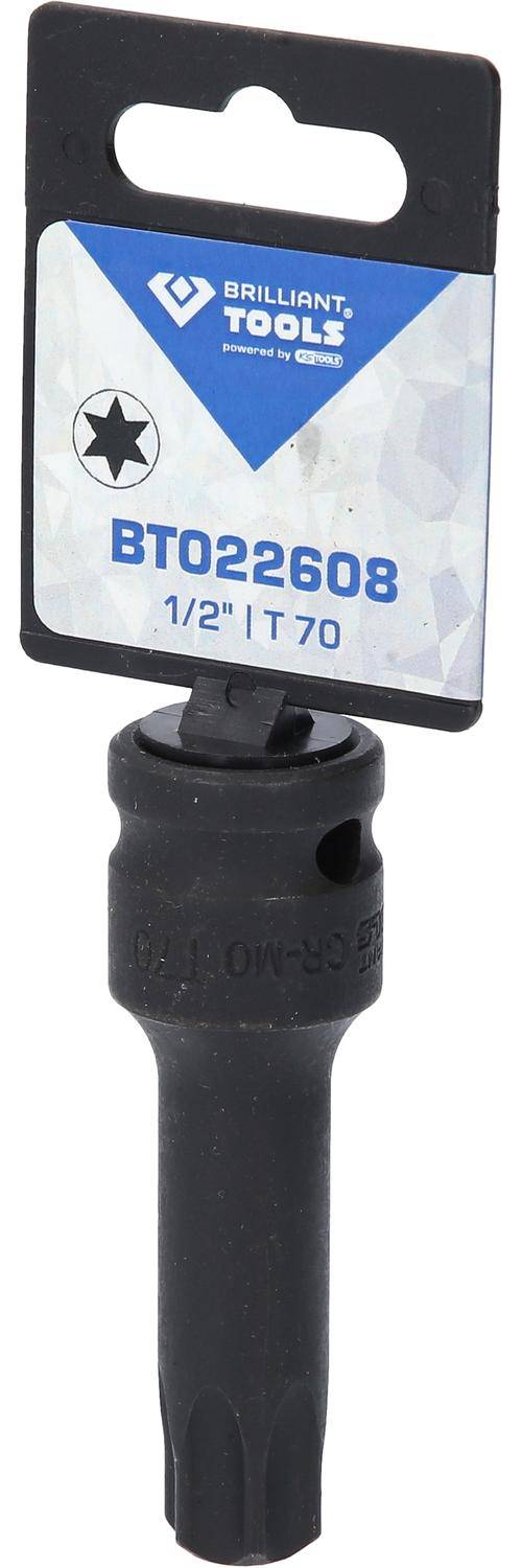 Brilliant Tools 1/2" Kraft Bit-Stecknuss Torx T70