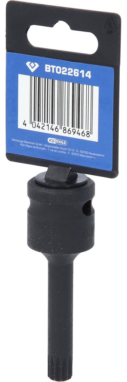 Brilliant Tools 1/2" Kraft-Bit-Stecknuss XZN M10