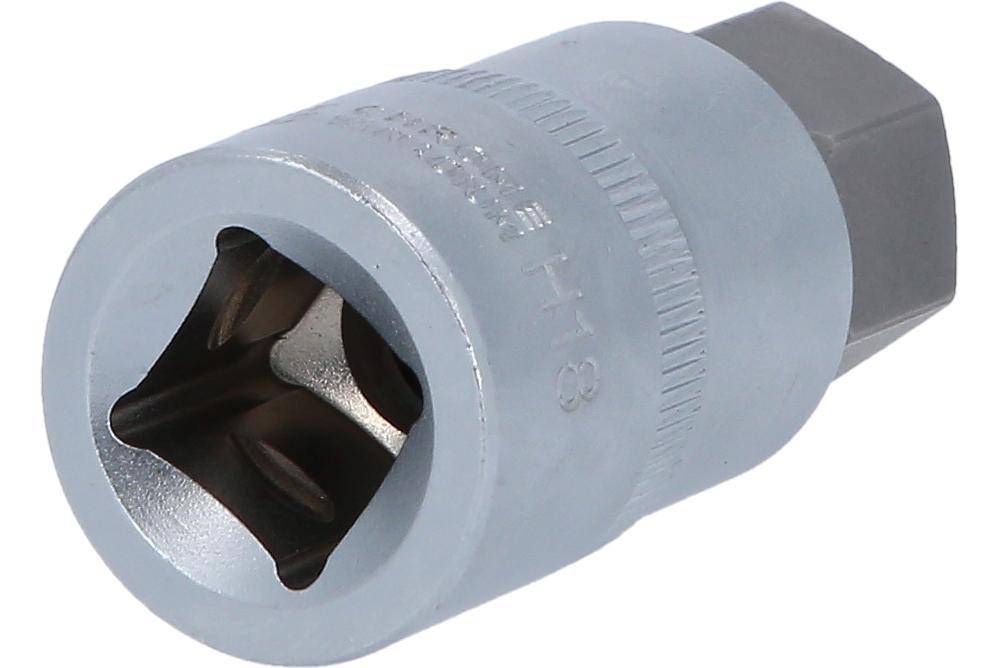 Brilliant Tools 1/2" Innensechskant Bit-Stecknuss, 55 mm lang, 18 mm