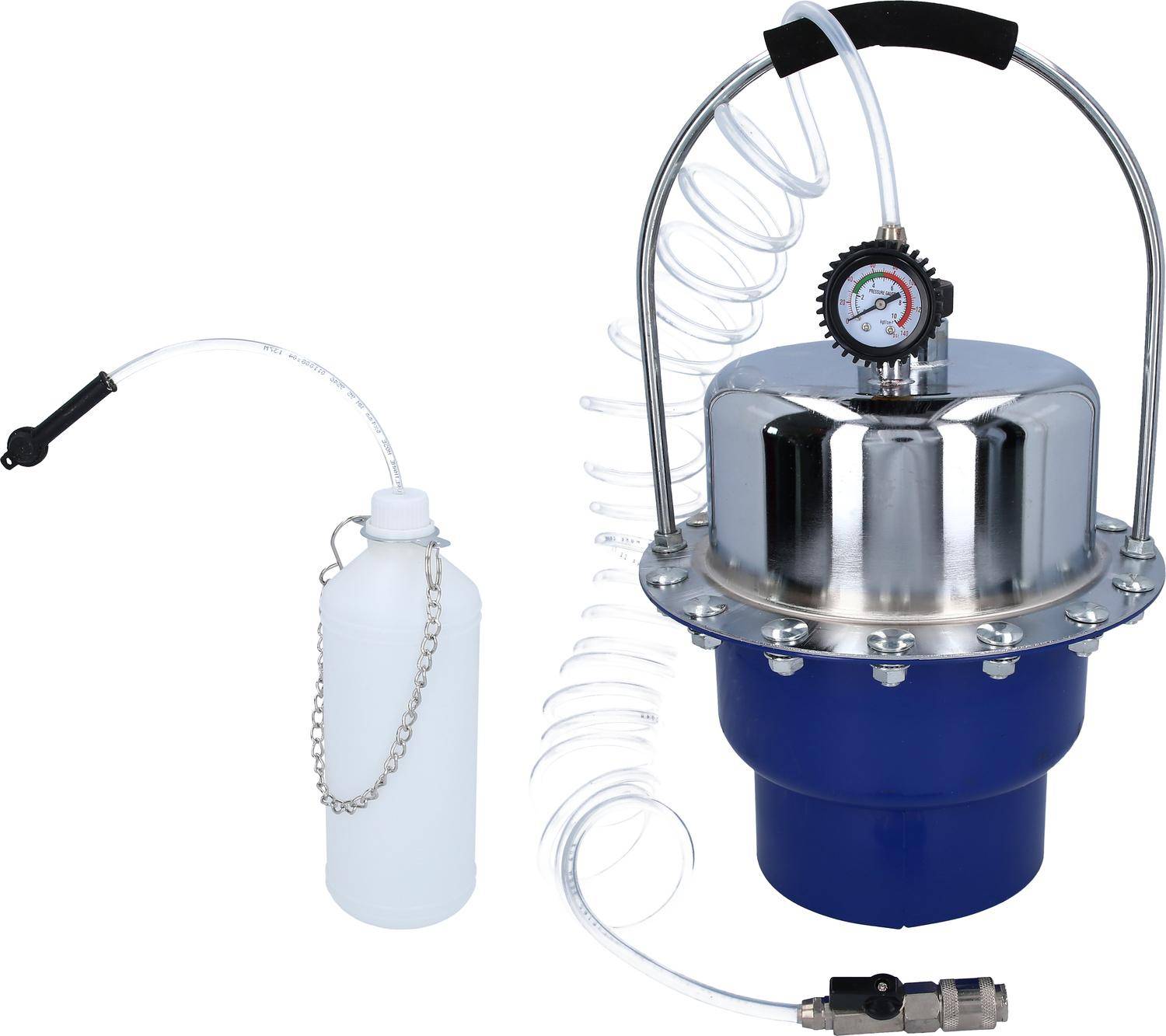 Brilliant Tools Druckluft-Bremsentlftungsgert mit Auffangflasche