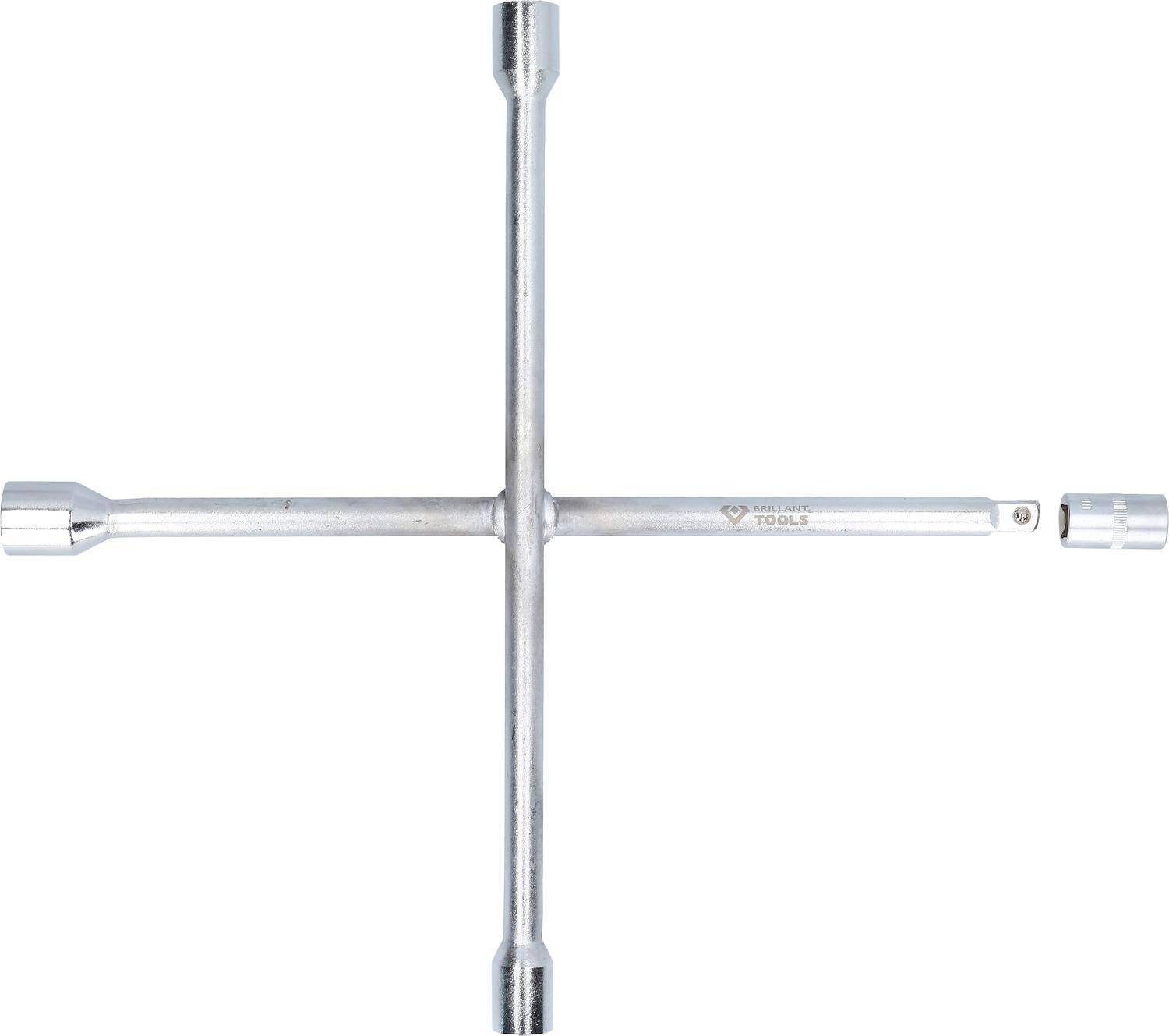 Brilliant Tools Rad-Kreuzschlüssel, 1/2" x 17 x 19 x 22 mm