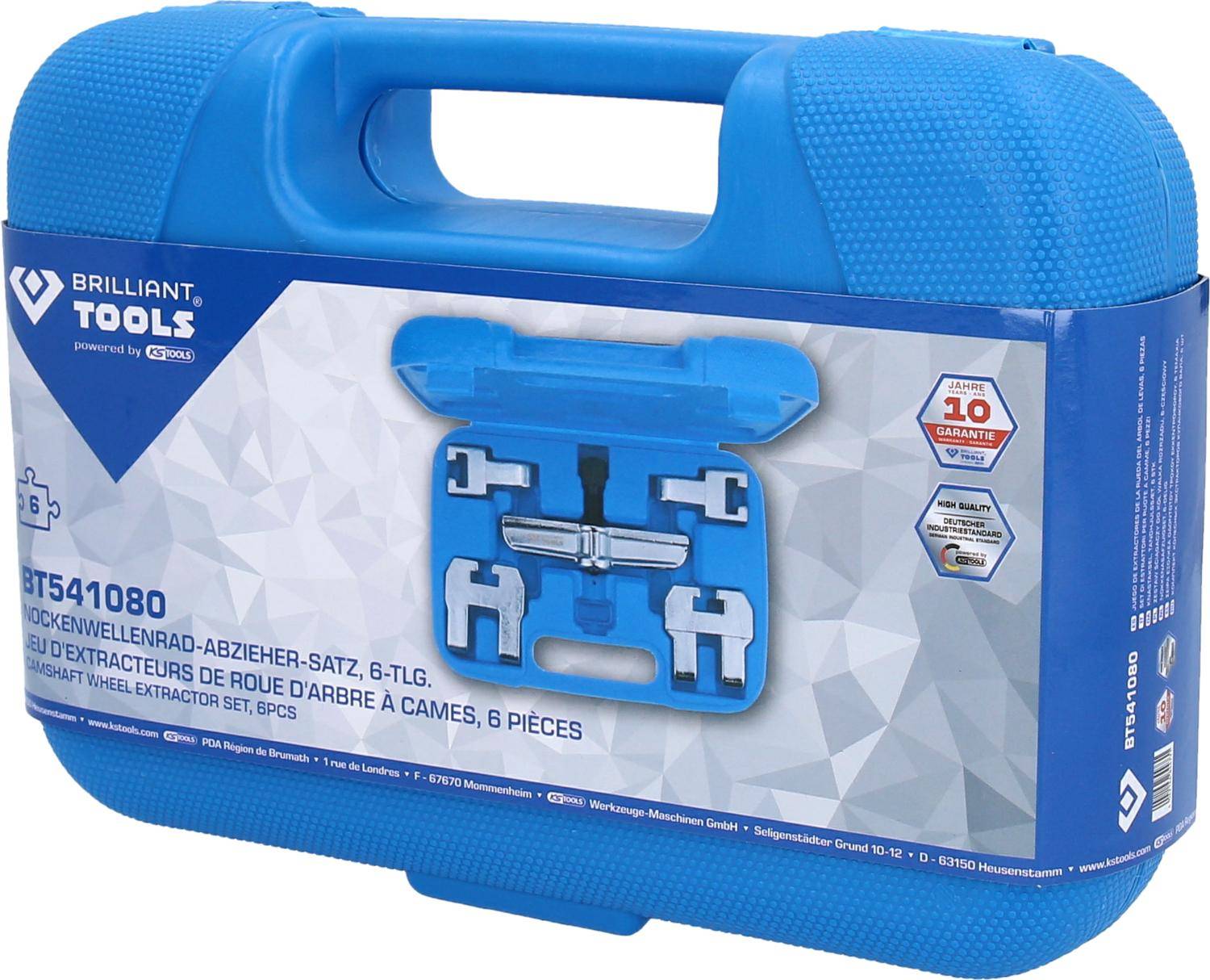 Brilliant Tools Nockenwellenrad-Abzieher-Satz, 6-tlg