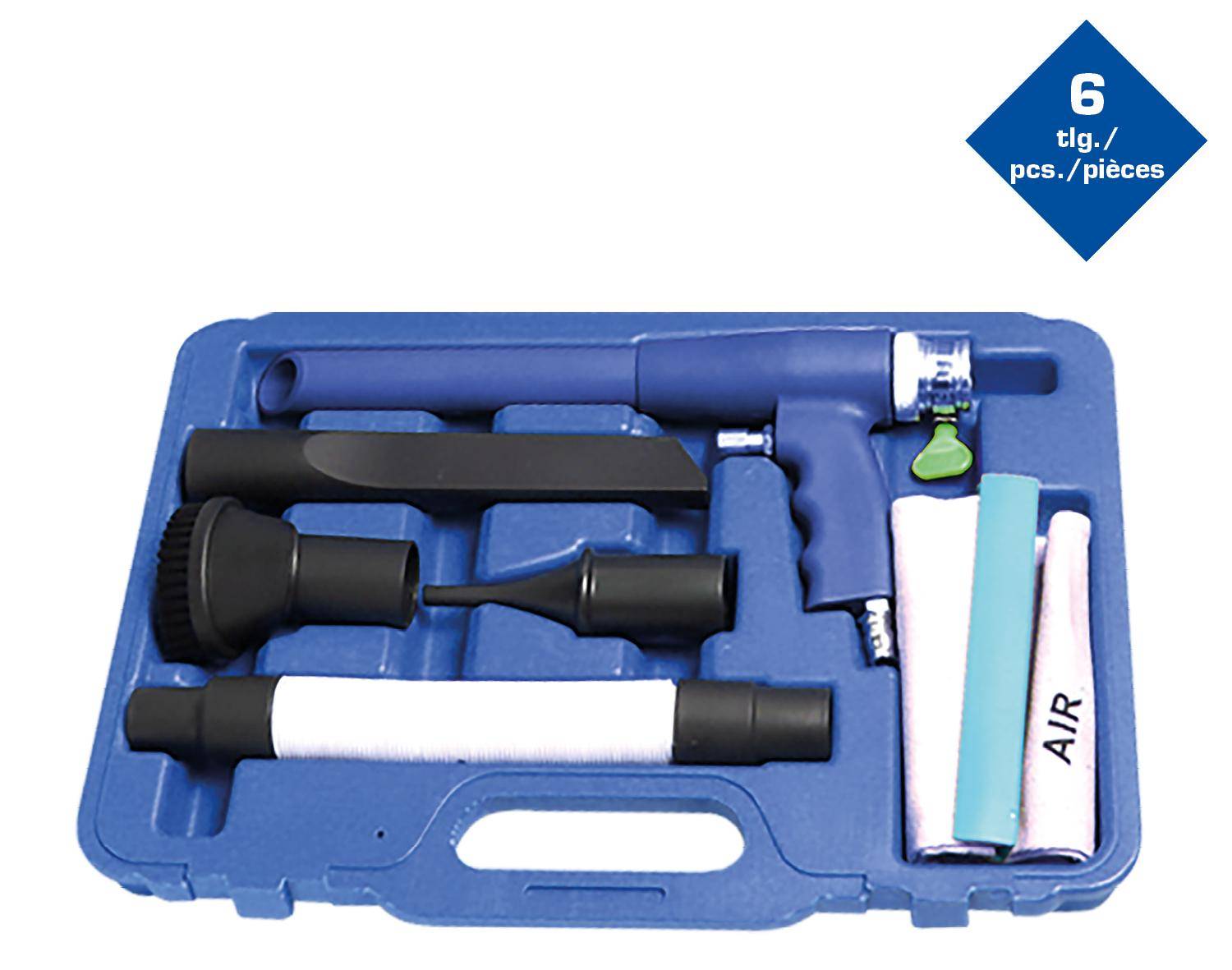 Brilliant Tools Druckluft-Sauger, 6-tlg