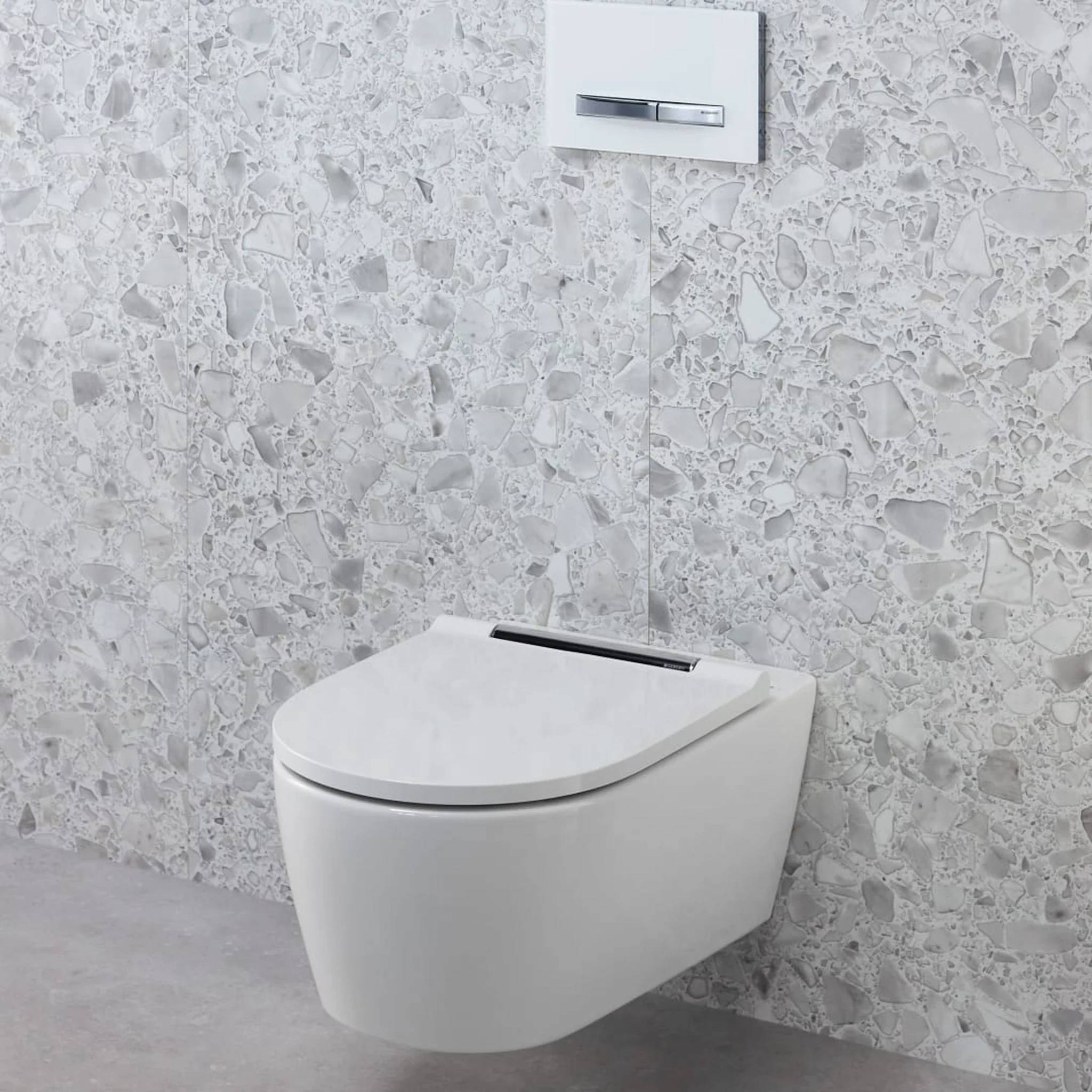 Geberit Betätigungsplatte Sigma50 2-Mengen weiss-alpin, square, 1 Stk.