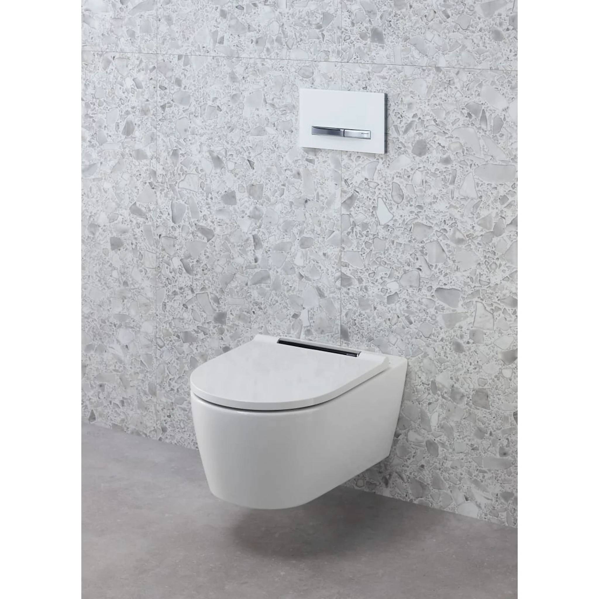 Geberit Betätigungsplatte Sigma50 2-Mengen weiss-alpin, square, 1 Stk.