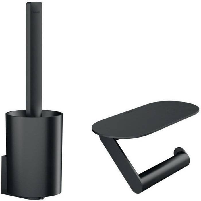 hansgrohe Toilettenset WallStories mattschwarz