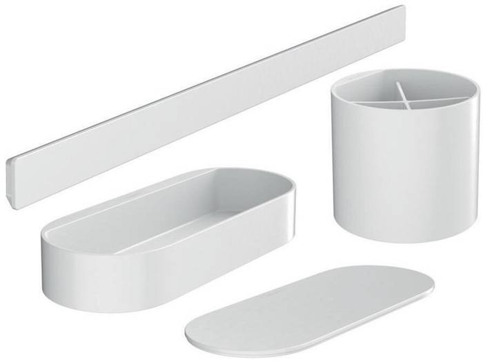 hansgrohe Badezimmerset WallStories mattweiss