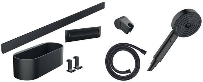 hansgrohe HG Bundle WallStoris mattschwarz