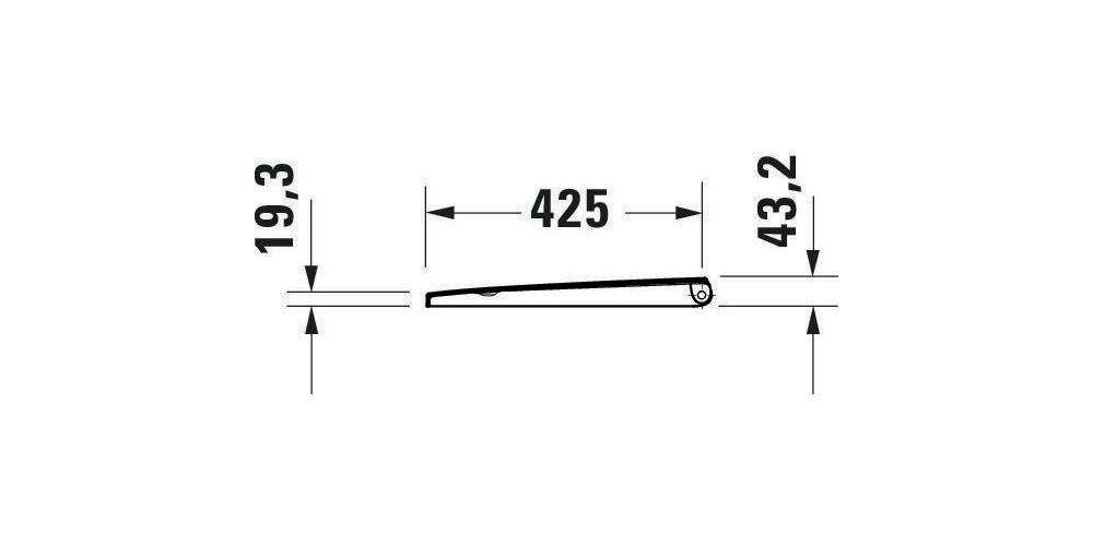 Duravit WC-Sitz D-NEO Scharn ES mit Absenkautomatik weiß