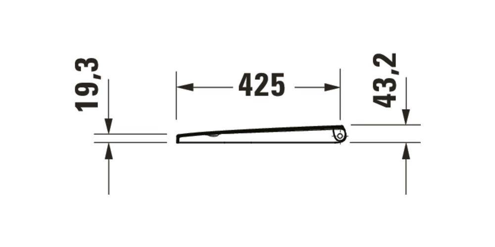Duravit WC-Sitz D-NEO Scharn ES mit Absenkautomatik weiß