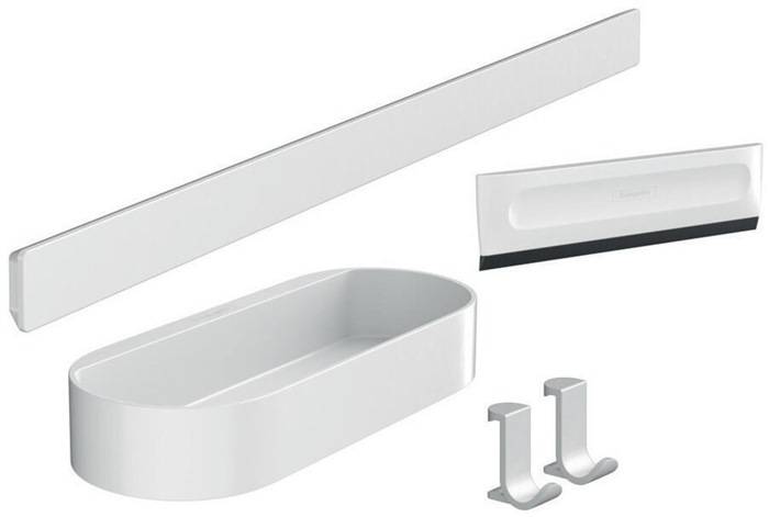 hansgrohe Duschset WallStories mattweiss