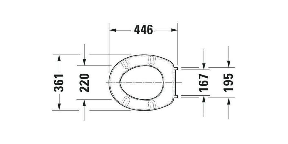 Duravit WC-Sitz ohne Absenkautomatik weiß weiß