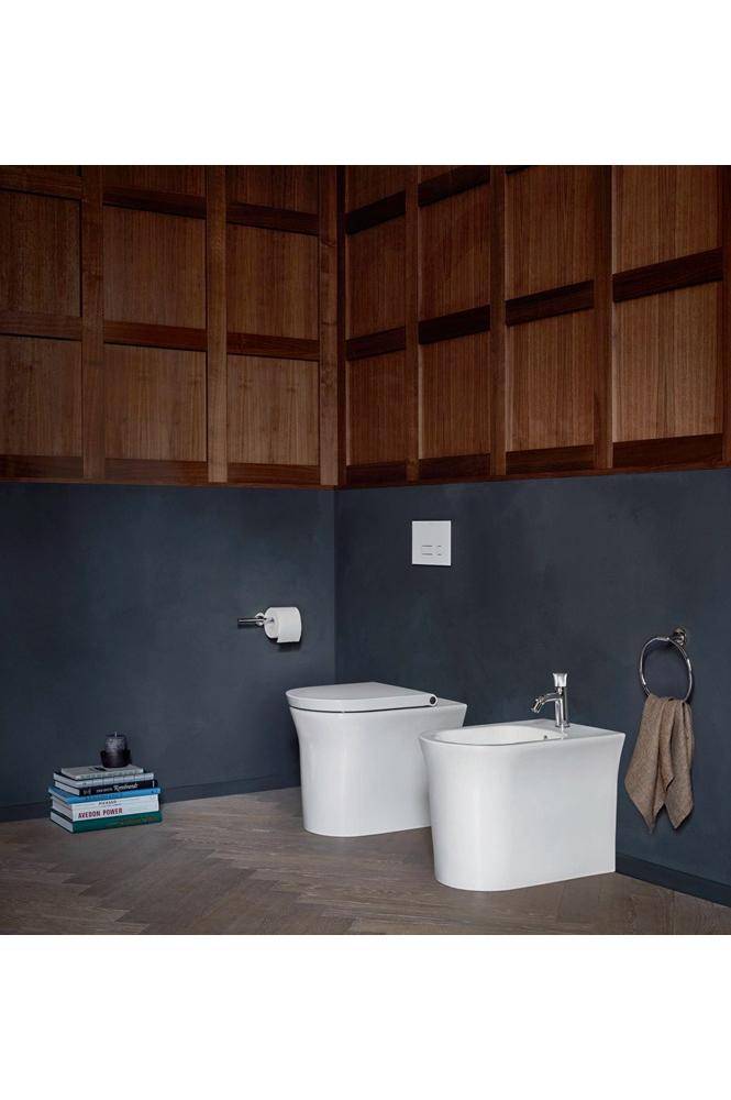 Duravit WC-Sitz WHITE TULIP m Absenkauto Scharniere Edelstahl weiß