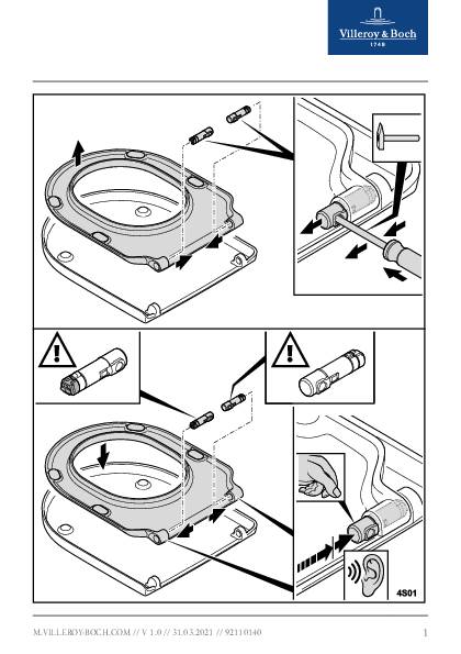 Villeroy & Boch V&B WC-Sitz SUBWAY 3.0 m QuickRelease und SoftClosing