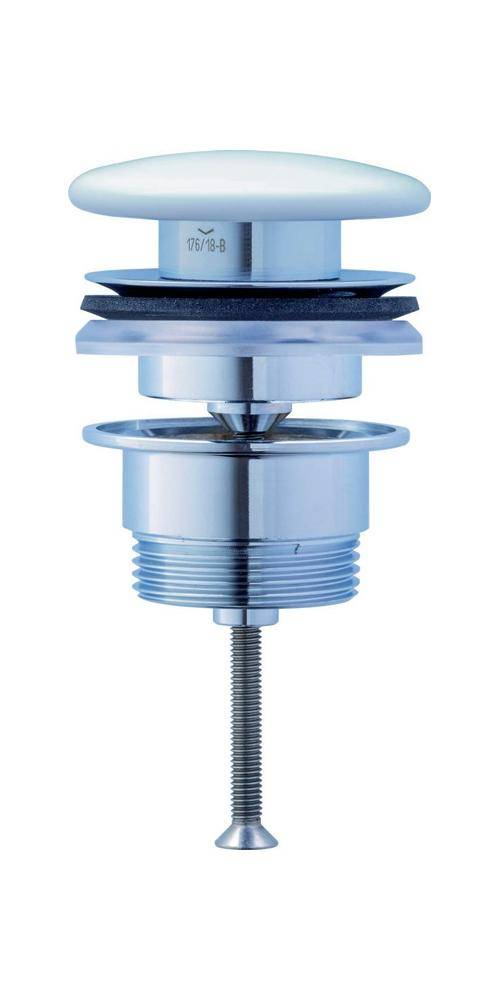 Duravit Ventil PUSH-OPEN mit keramischer Ventilabdeckhaube weiß weiß