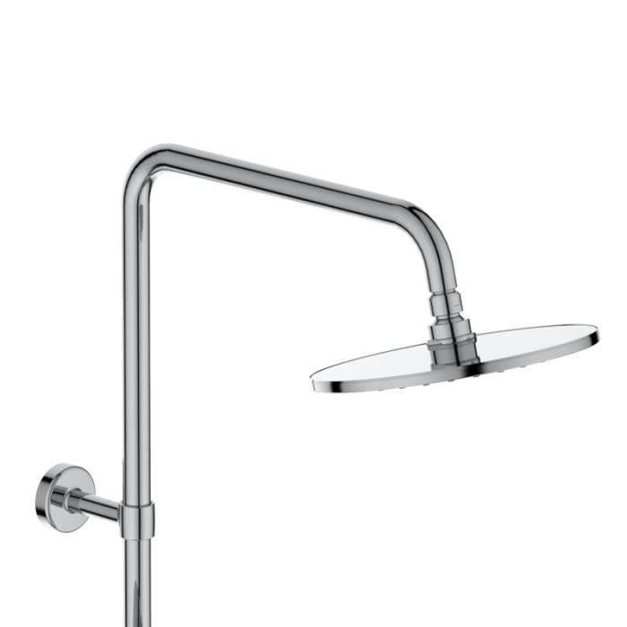 Thermostatische Duschsäule - CERATHERM T50 - Ø20 cm Kopf + Ø11 cm 3J Handbrause - Idealer Standard