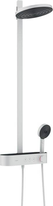 hansgrohe HG Showerpipe 260 2jet PULSIFY mit Brausethermostat mattweiß