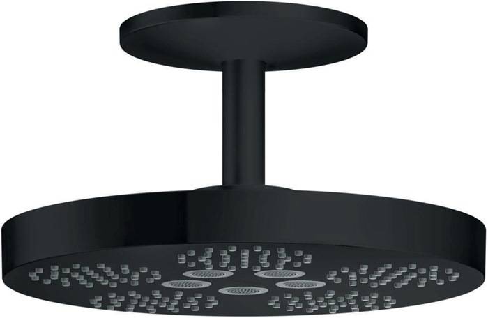 hansgrohe Kopfbrause 280 2jet AXOR ONE mit Deckenanschluss mattschwarz