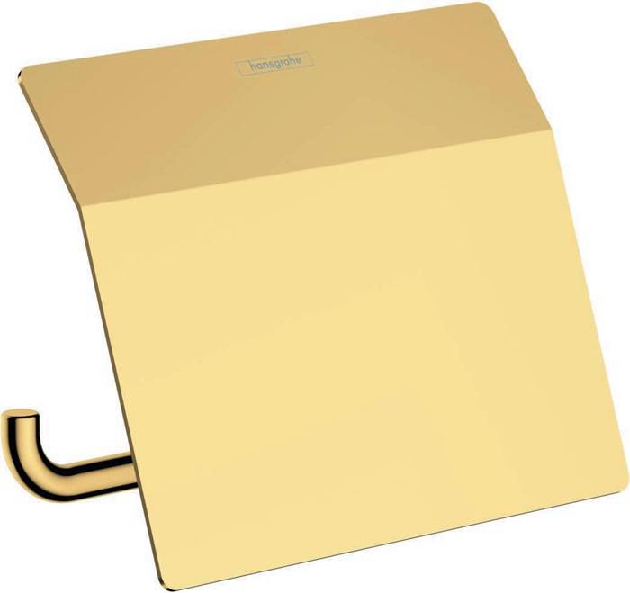 hansgrohe HG Papierrollenhalter AddStoris mit Deckel polished gold