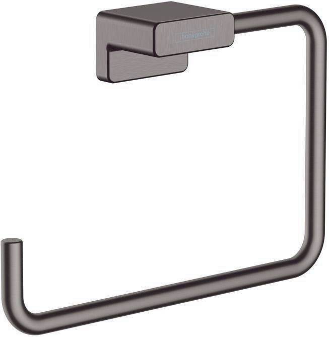 hansgrohe HG Handtuchring AddStoris brushed black