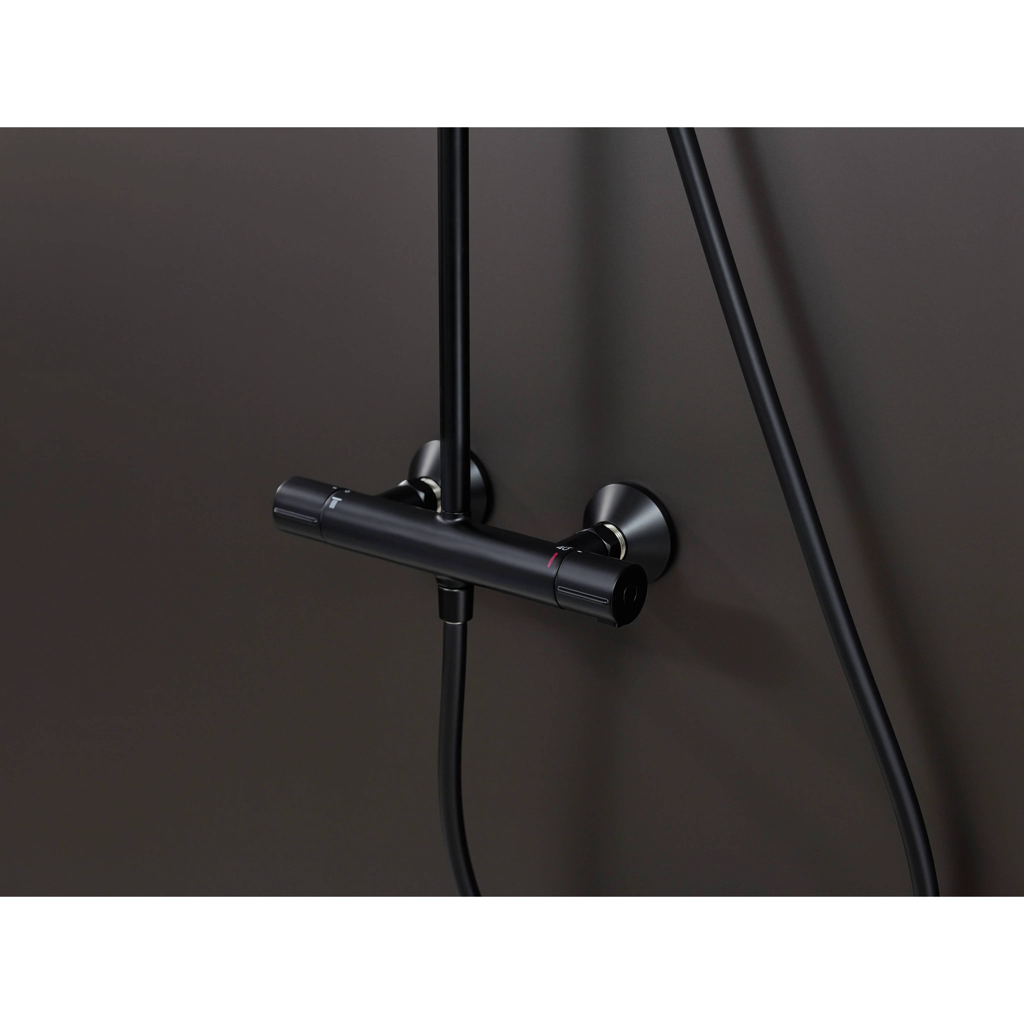 hansgrohe Showerpipe 200 1jet Vernis Blend EcoSmart mattschwarz m.Brausethermostat, 1 Stk.