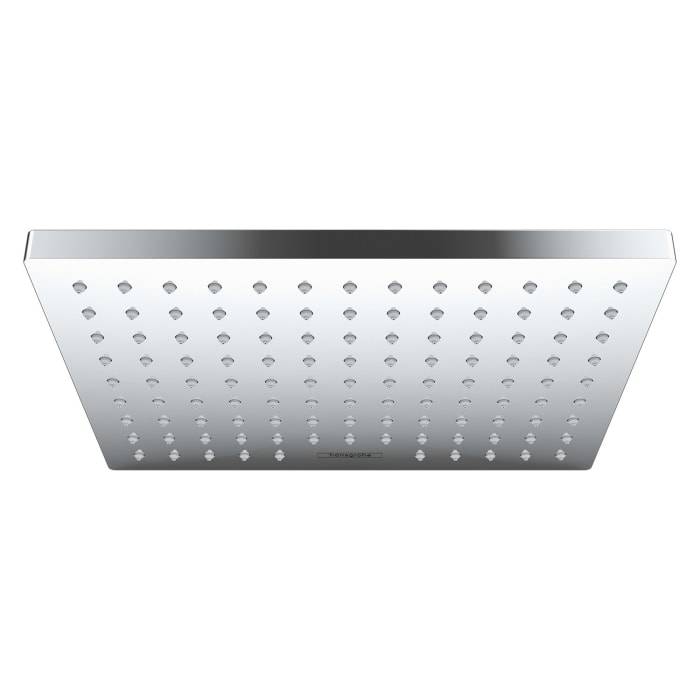 Brausekopfgröße 230 x 170 mm · Strahlart Rain · Kugelgelenk · Kopfbrause im Winkel verstellbar · max. Durchflussmenge bei 3 bar 12,4 l/min · St
