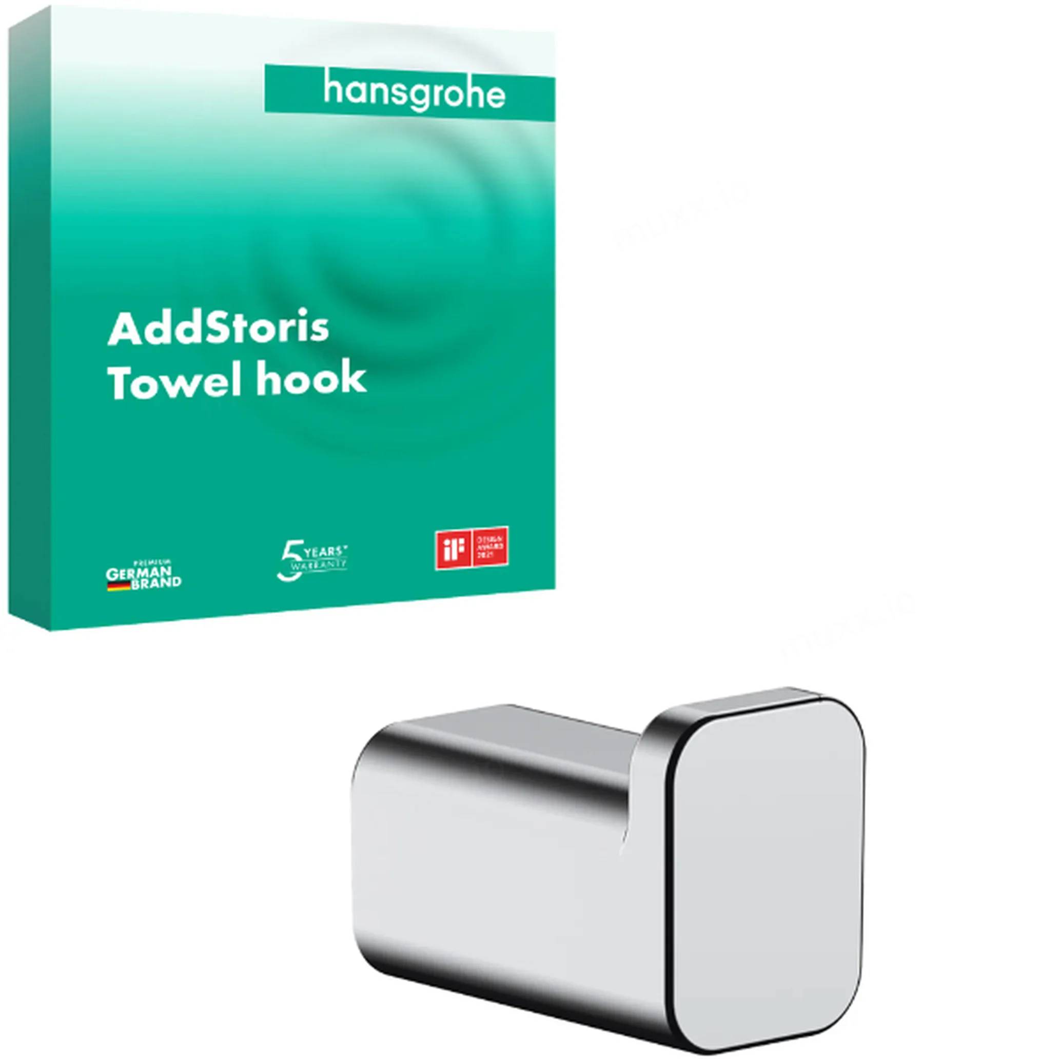 hansgrohe AddStoris Einzelhaken chrom, 1 Stk.