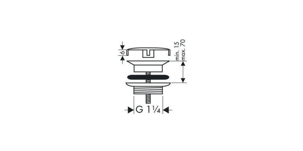 hansgrohe HG Ablaufgarnitur für Waschbecken brushed bronze