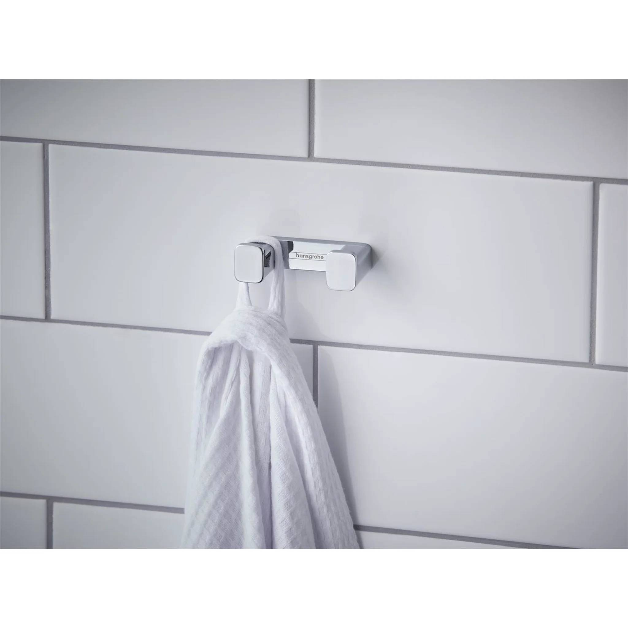 hansgrohe AddStoris Doppelhaken chrom, 1 Stk.