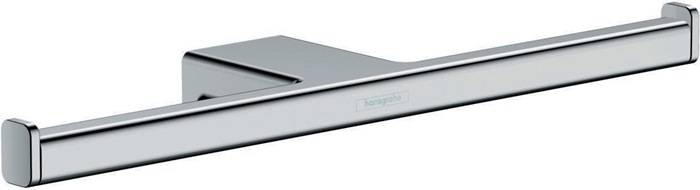 hansgrohe HG Doppelpapierrollenhalter AddStoris ohne Deckel chrom