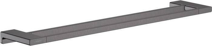 hansgrohe HG Doppelbadetuchhalter AddStoris 648mm brushed black
