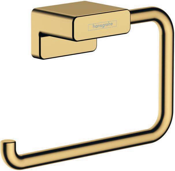 hansgrohe HG Papierrollenhalter AddStoris ohne Deckel polished gold