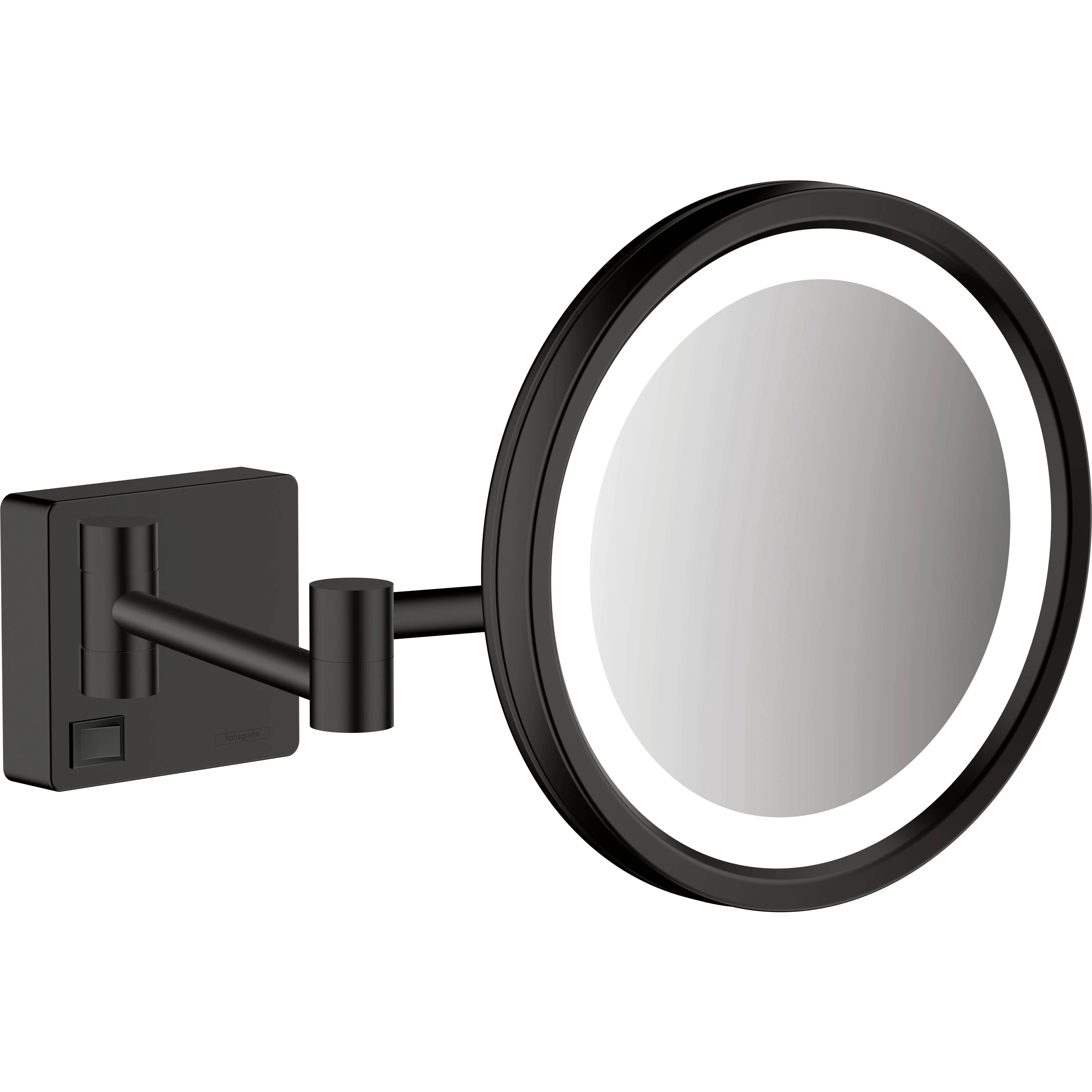 hansgrohe AddStoris Rasierspiegel mit LED Licht mattschwarz, 1 Stk.