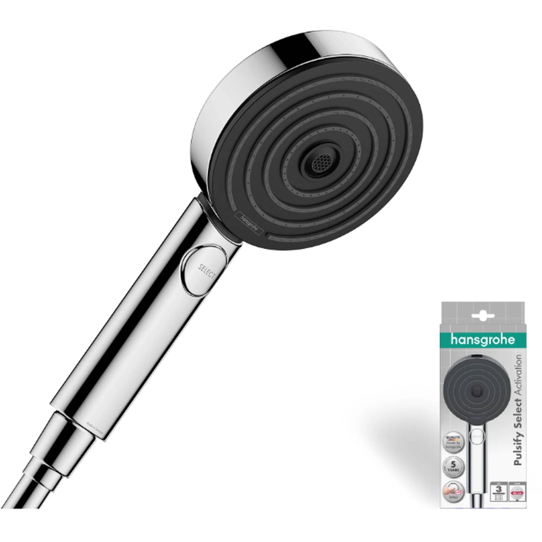 hansgrohe Handbrause Pulsify 105 3jet Activation chrom, 1 Stk.