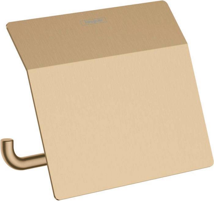 hansgrohe HG Papierrollenhalter AddStoris mit Deckel brushed bronze
