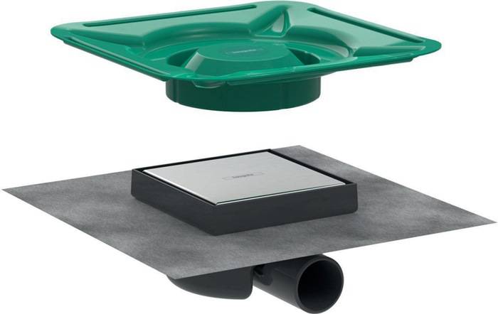 hansgrohe HG Punktablauf RainDrain Spot Abdeckung 150x150mm