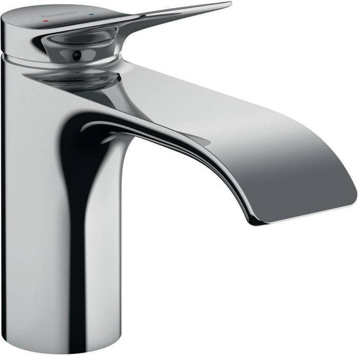hansgrohe Vivenis, Einhebel-Waschtischmischer 80, Zugstangen-Ablaufgarnitur, Chrom, 1 Stk.