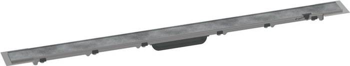 hansgrohe HG Duschrinne RainDrain Rock Fertigset, kürzbar und
