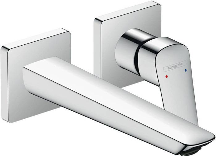 hansgrohe HG Fertigmontageset LOGIS f UP 2-Loch-Waschtischmischer Al