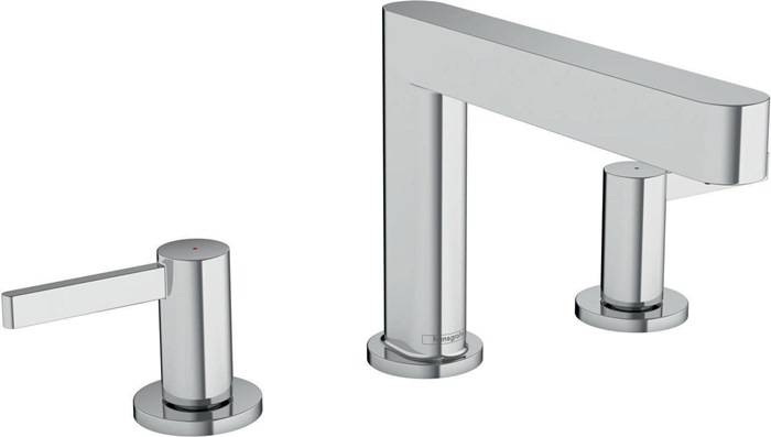 hansgrohe HG 3-Loch-Waschtischarmatur FINORIS 110 m Push-Open